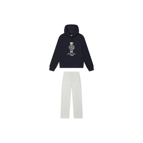 FILA Casual Suits Women's Legend Blue+Cloud White