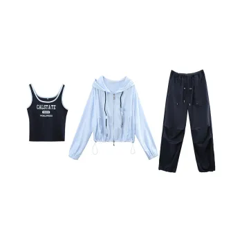 A Paradise For Awakening Casual Suit Women's Blue