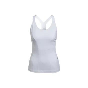 Adidas Sleeveless Sports Shirts Women's White