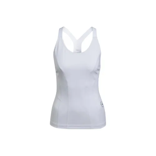 Adidas Sleeveless Sports Shirts Women's White