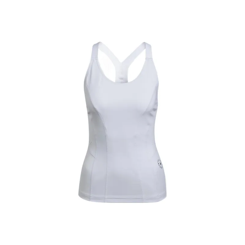 Adidas Sleeveless Sports Shirts Women's White-0