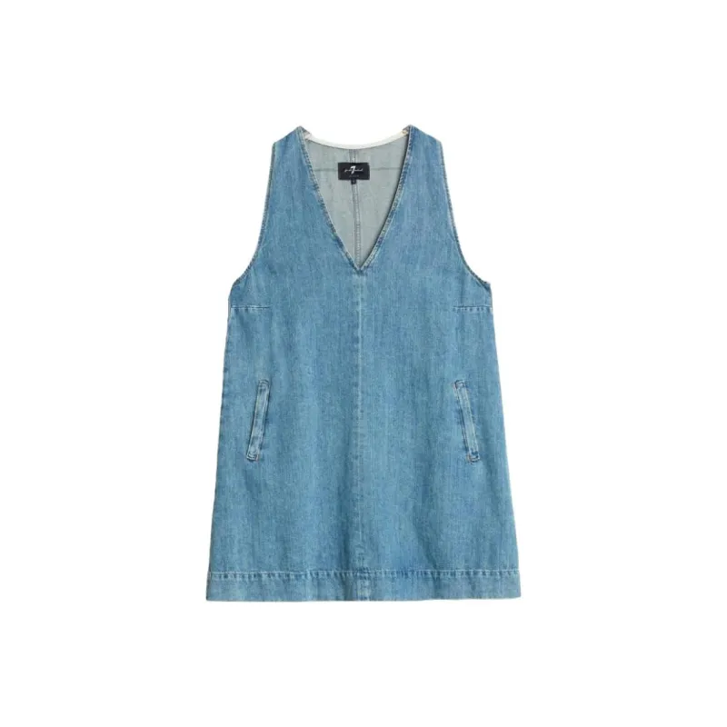 SEVEN FOR ALL MANKIND Cotton Mini Dress-0