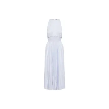 ARITZIA Babaton Intellect Satin Dress Sleeveless Dress Women's Cruise Blue