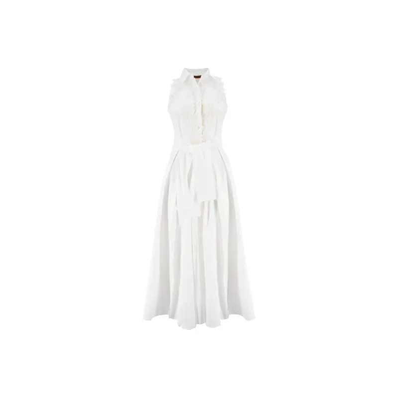 ERMANNO SCERVINO Floral Belted Maxi Dress-0