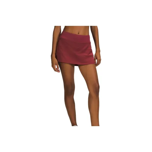 Lululemon Pace Rival Casual Short Skirts Women's Warm Wine Color