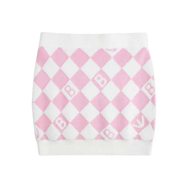 BOY BY BOY Casual Short Skirts Women's Pink-0