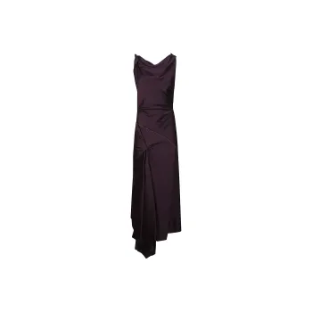 Victoria Beckham Asymmetric V Back Maxi Dreess