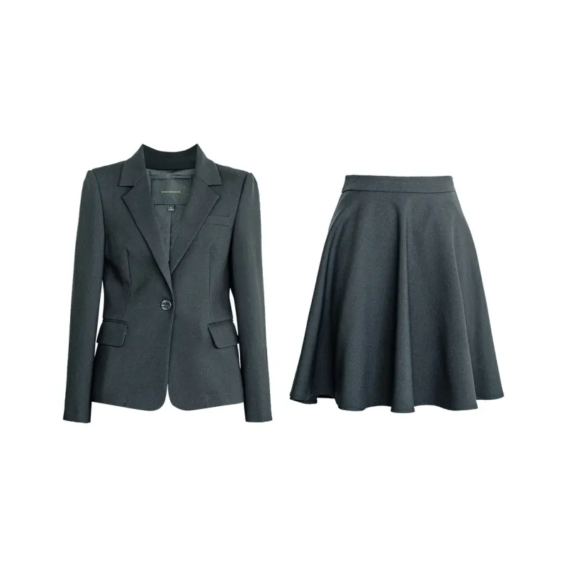 ROEYSHOUSE Skirt Set Women's Gray-0