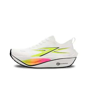 A.KNACKFUSS Low Top Running Shoes Unisex Neon Green Rainbow