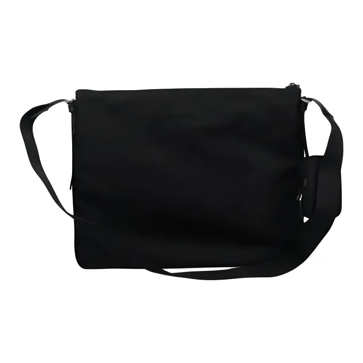 PRADA Re-Nylon Nylon Messenger Bag Shoulder Bag Crossbody Bag Regular Men's Black-3