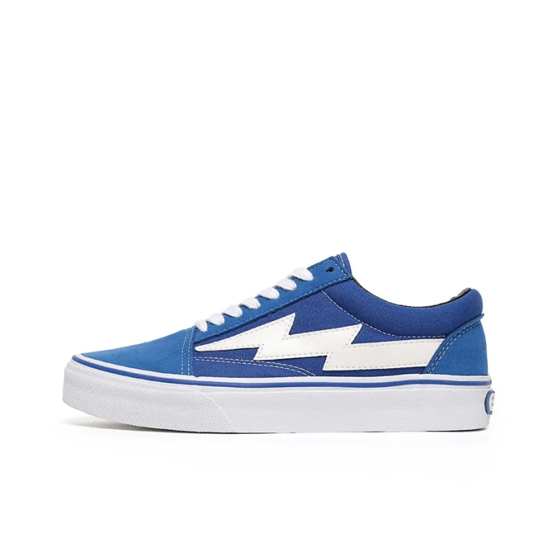 REVENFE X SPOTM x BURNING FLAME Slip Resistant, Abrasion Resistant, Breathable Low Top Canvas Shoes Unisex-35