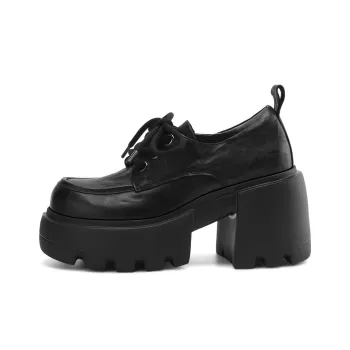OCCAMAN Casual Single Shoes 9cm Women's Black