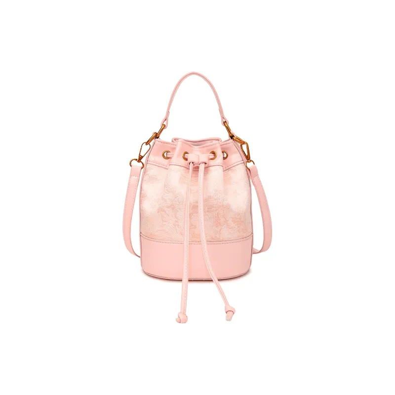 Single Warehouse PU Bucket Bag Handbag Women's Multicolor-0