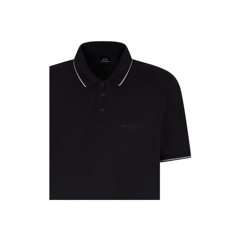 ARMANI EXCHANGEAE Polo Shirt Men's Black-1