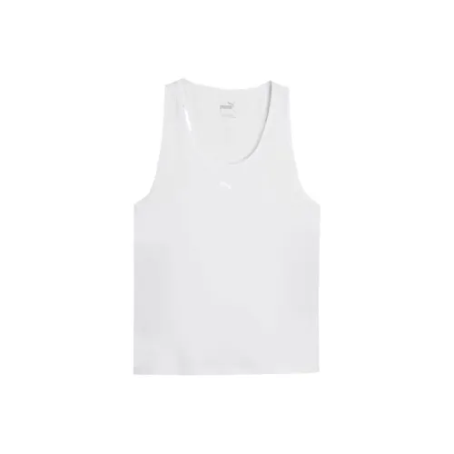 PUMA RUN CLOUDSPUN Women's Running Tank Sport Vests Women's White