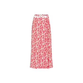 MIU MIU Casual Long Skirt Women's Red
