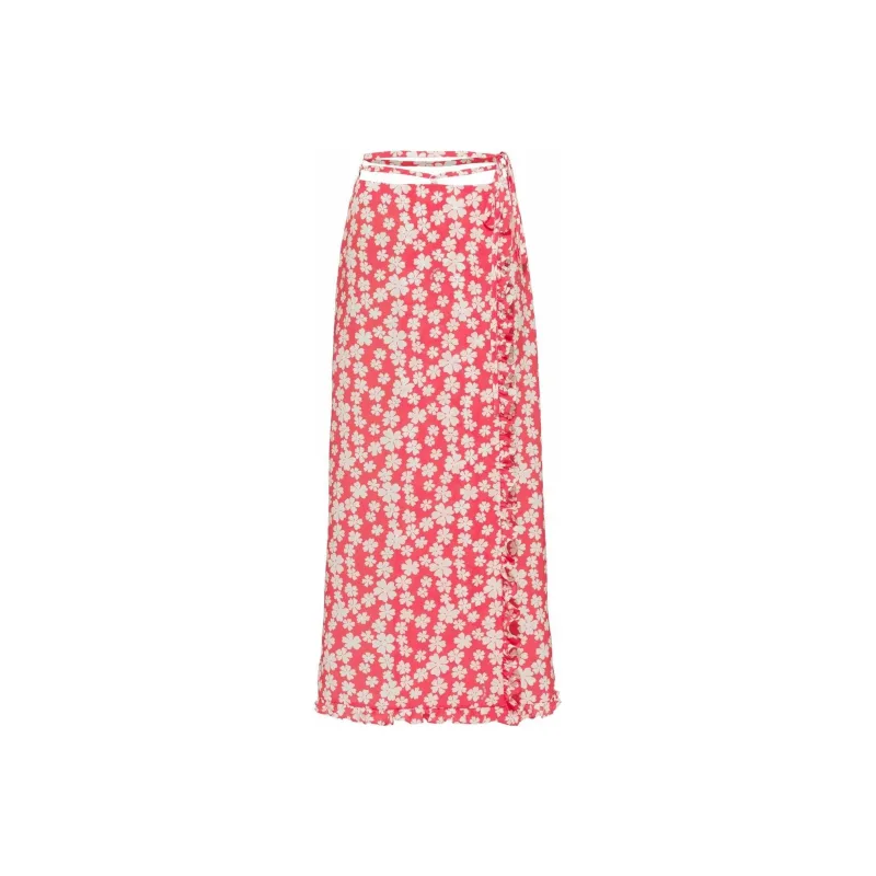 MIU MIU Casual Long Skirt Women's Red-0