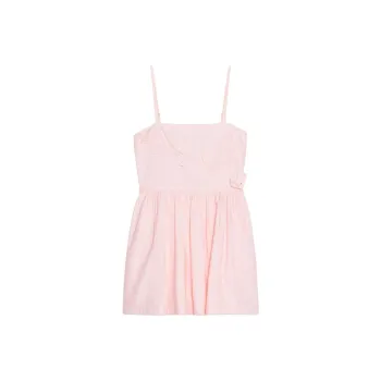 ZARA Slip Dress Women's Light Pink Red