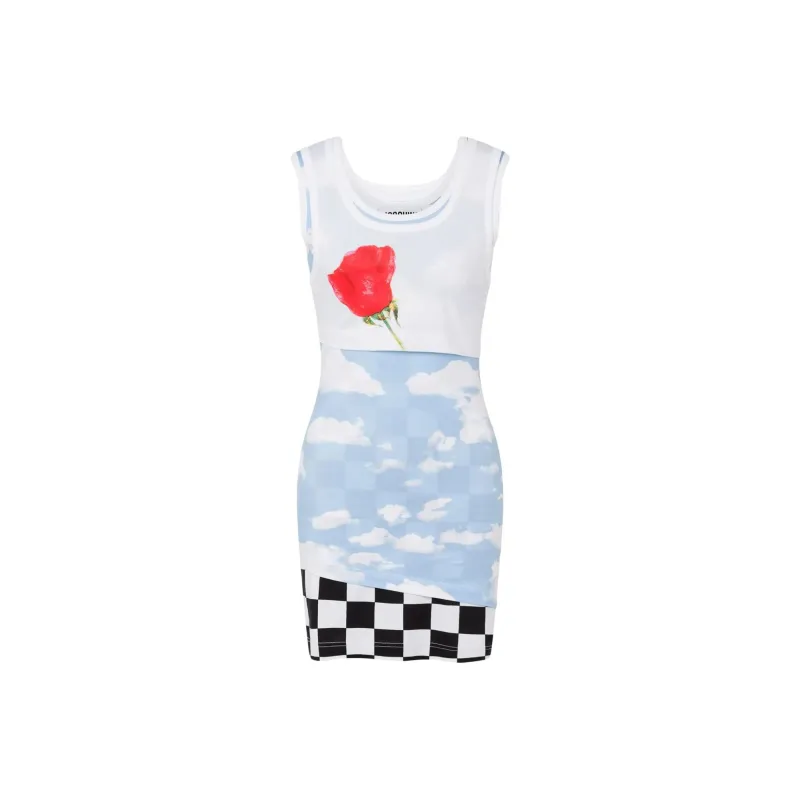 MOSCHINO Layered Tank Top Dress-0