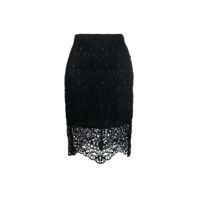 Burberry Casual Long Skirts Women's Black-0
