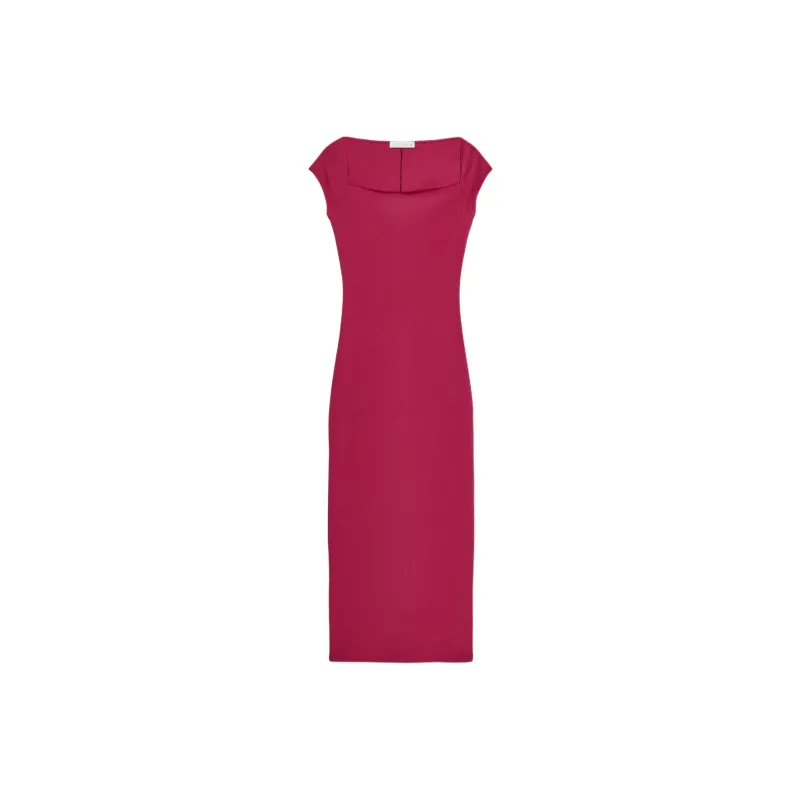 ZARA Sleeveless Dress Women's Dark Purple Red-0
