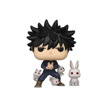Funko Jujutsu Kaisen Megumi Fushiguro Holding A Rabbit Chibi Figures