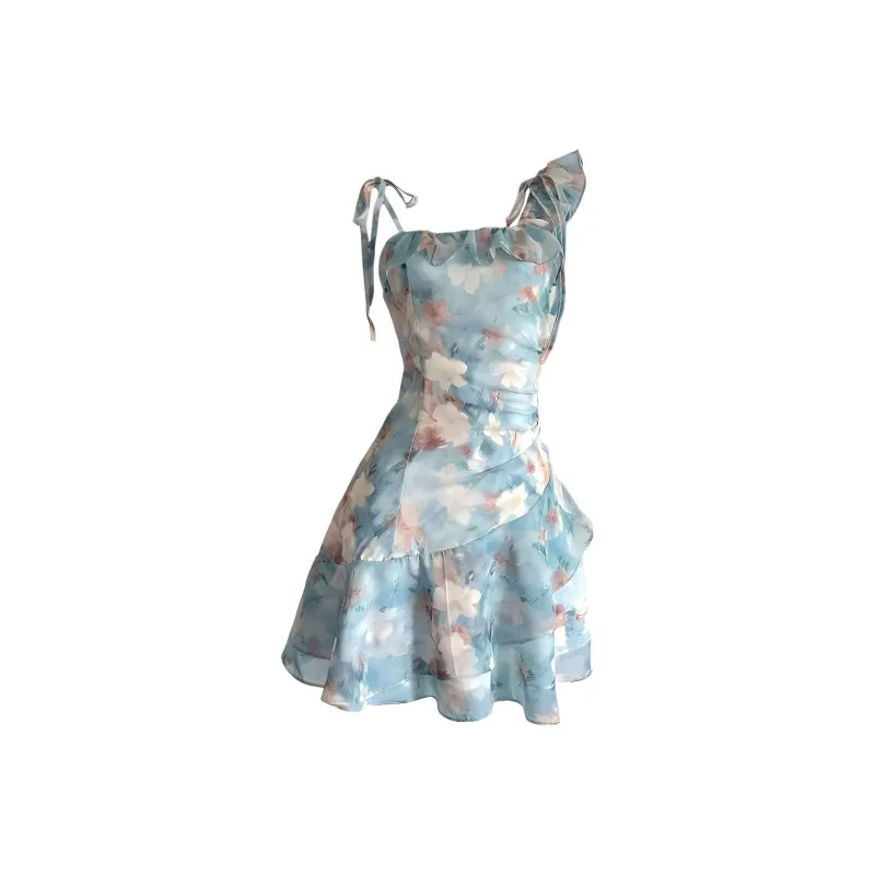TENNE GIRL Slip Dress Women's Oil Green-0