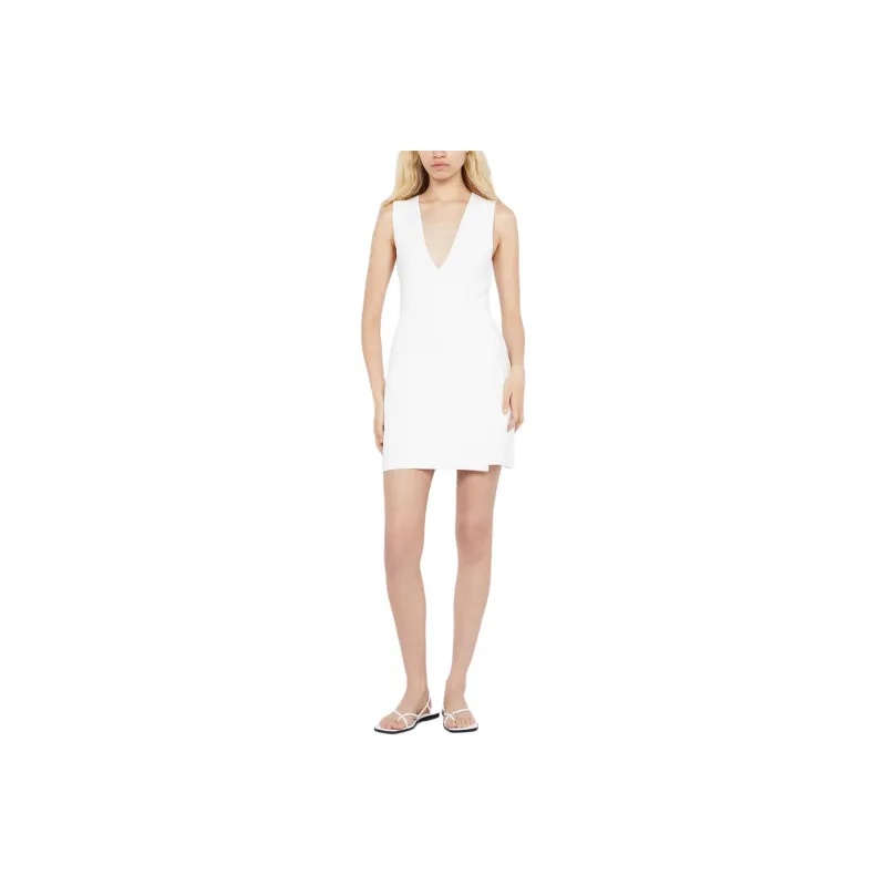 BEC+BRIDGE IRIE WRAP MINI DRESS Sleeveless Dress Women's IVORY/Ivory-0