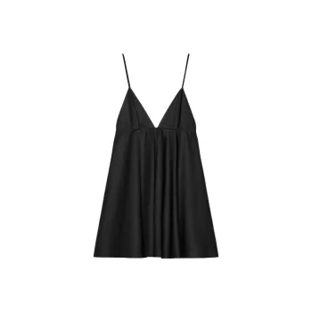 ZARA Slip Dresses Women's Black