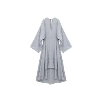 LOEWE SS25 Long Sleeved Dress Women's Blue