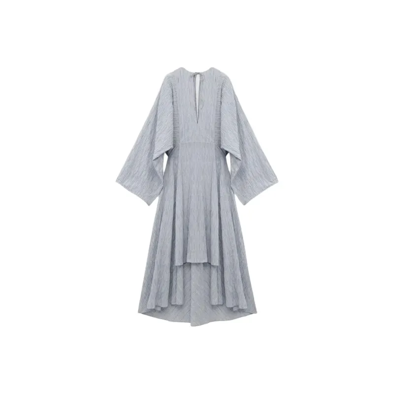 LOEWE SS25 Long Sleeved Dress Women's Blue-0