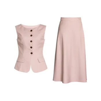 ROEYSHOUSE Skirt Set Women's Light Pink