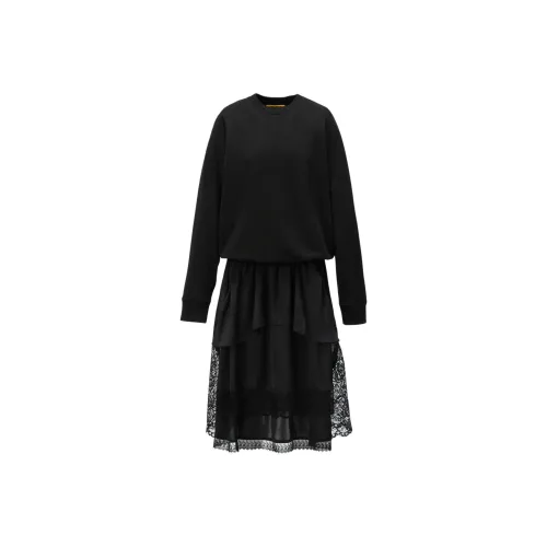 Onitsuka Tiger SS25 Long Sleeved Dress Women's Black