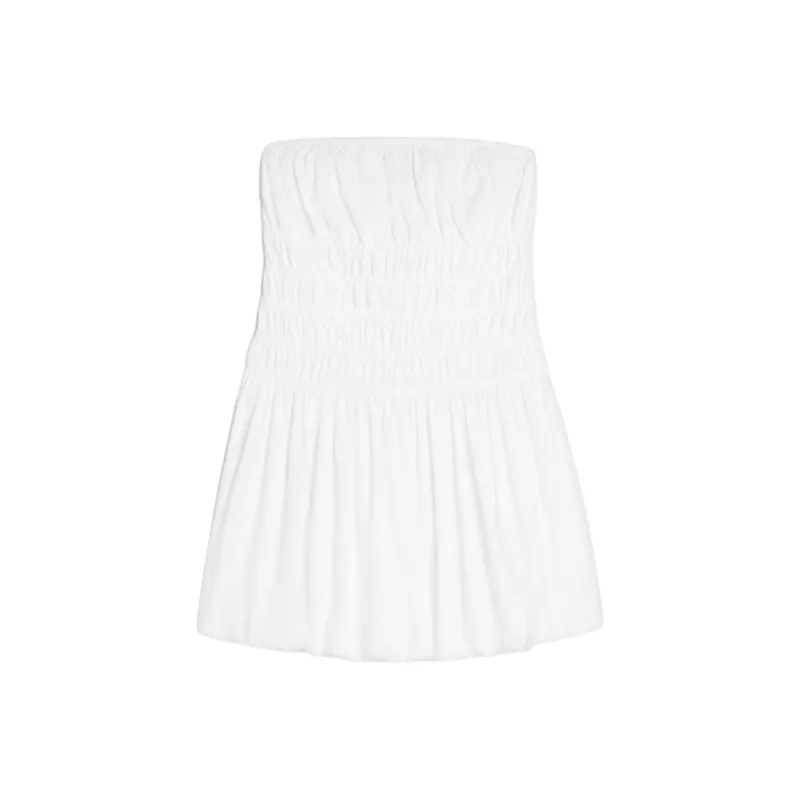 Hollister Sleeveless Dress Women's White-0