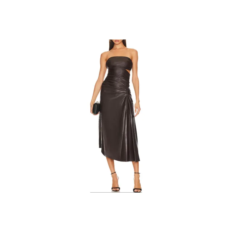 A.L.C. Sleeveless Dress Women's Umber-0