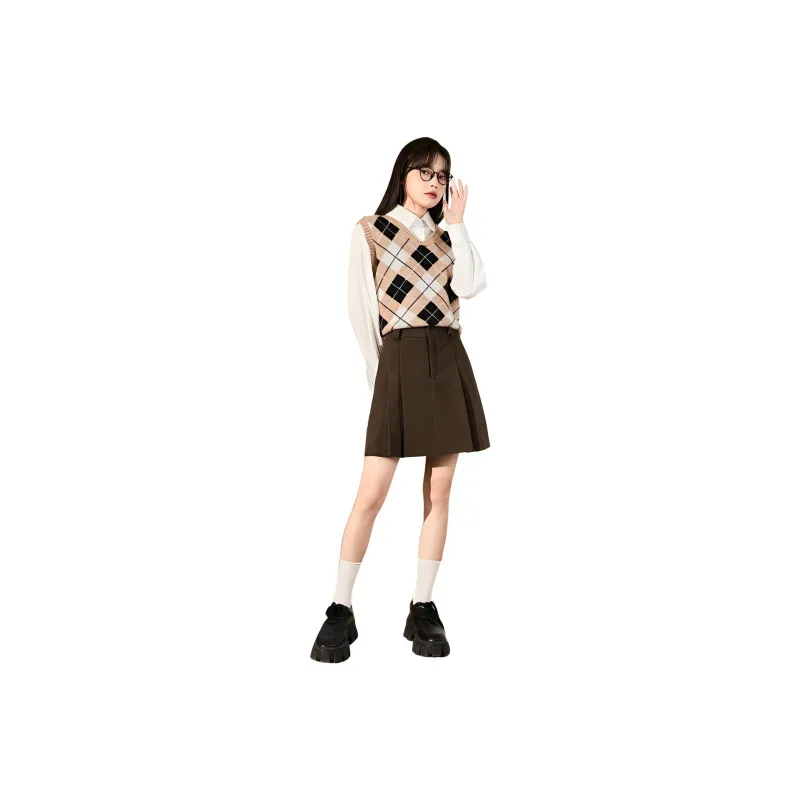 Tonlion Casual Short Skirts Women's-2