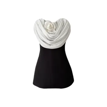 Udon House Sleeveless Dress Women's Black