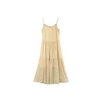 A Paradise For Awakening Slip Dress Women's Yellow