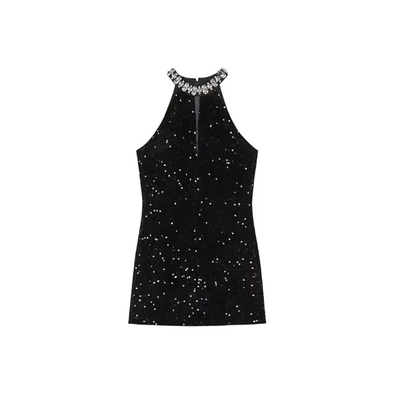 Incolore Sleeveless Dress Women's Black-0