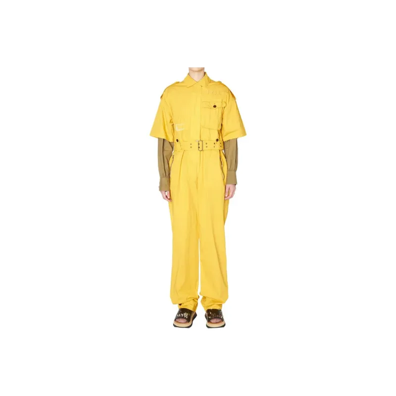 Kolor SS25 Jumpsuit Women's Yellow-0