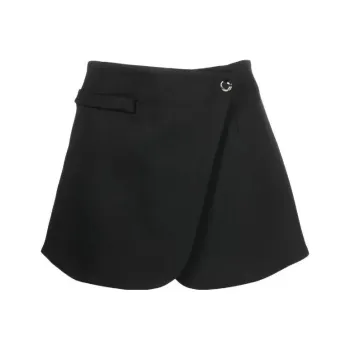 COPERNI Asymmetric Logo Detailed Wrapped Mini Skirt
