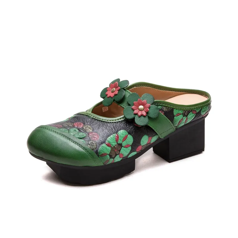 Jay Rubber Sole Closed Toe Slippers Women's-1