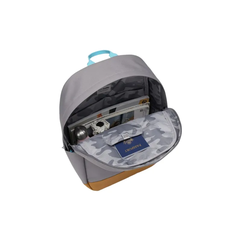 PACSAFE Recycled Polyester Backpack Unisex Gray-4