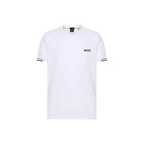 HUGO BOSS Piqué weave Performance T Gold