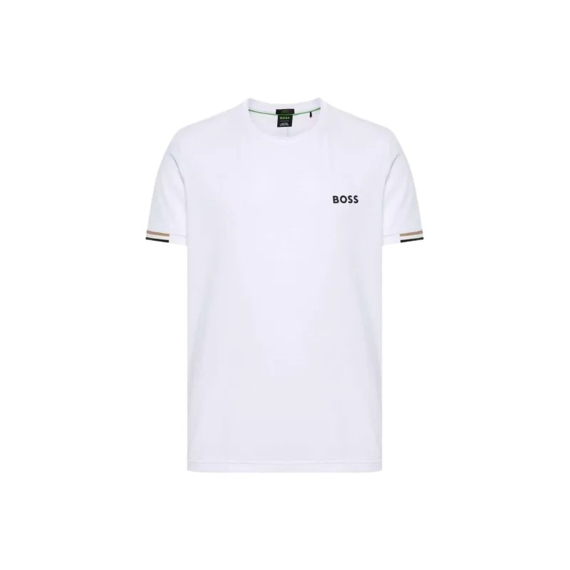 HUGO BOSS Piqué weave Performance T shirt-0