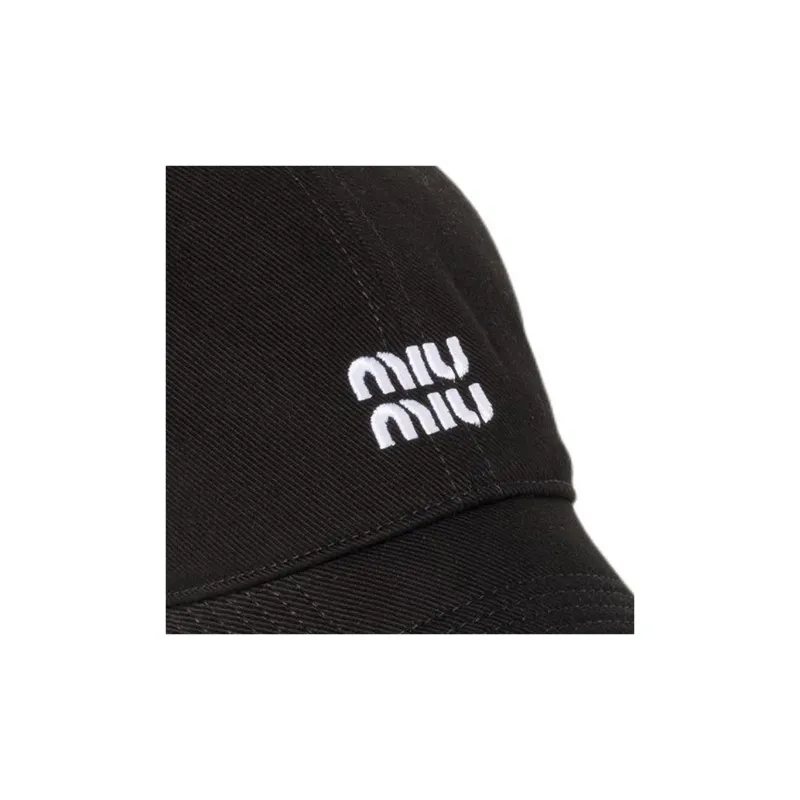 MIU MIU Denim Baseball Cap-3