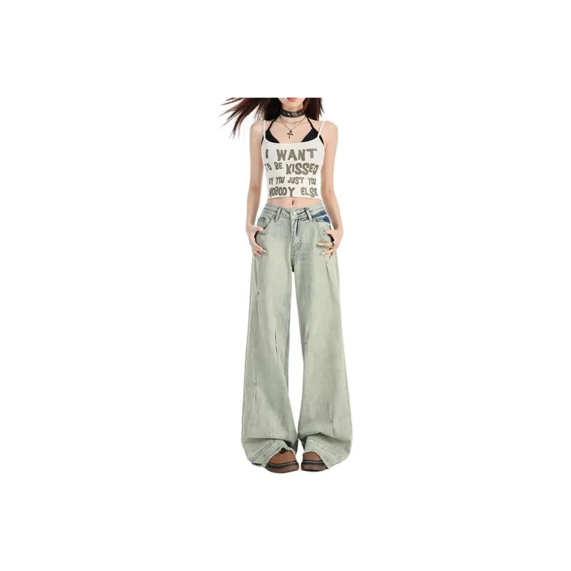 SONGS ALONG Jeans Women's Light Gray-0