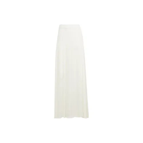 Adidas Originals Premium Flowy Maxi Skirt Casual Long Skirts Women's Jade White