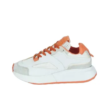 AirStep 4EVER Low Top Casual Shoes Women's White Orange
