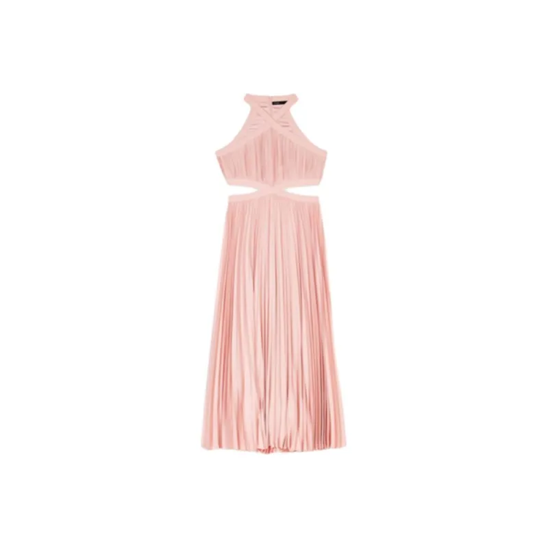 Maje Plissé effect Maxi Skirt-0